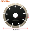 115*1.8*10*22.23mm Hot Press segment cutter diamond saw blade for dry cutting general purpose stone
