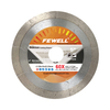 Hot Press 5/6inch laser cut with J-slot continuous rim diamond saw blade for cutting dekton