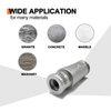 Super fast laser welded 33*M14 diamond segment dry core drill bit for granite rock concrete