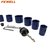 13pcs 22-57mmPremium grade Tungsten Carbide Tip Core Drill Bit hole opener TCT Hole Saw cutter set For Stainless Steel metal wood