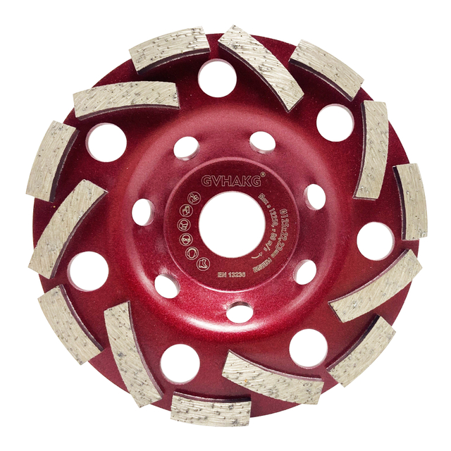 Diamond Cup Grinder 125mm×22.23mm, Cup Grinder for Concrete Stone Natural Stone Tile Adhesive Granite Masonry Extra Speed Diamond Grinding Disc