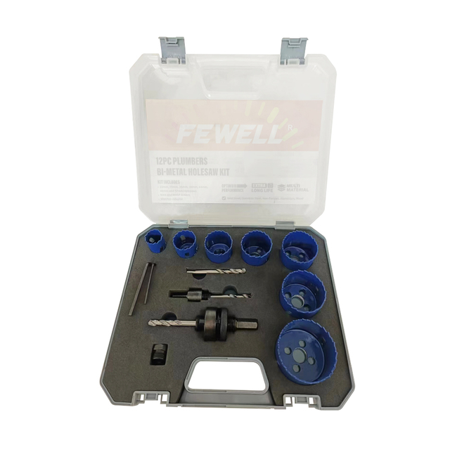 13pcs 22-57mmPremium grade Tungsten Carbide Tip Core Drill Bit hole opener TCT Hole Saw cutter set For Stainless Steel metal wood