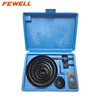 16pcs Premium grade Tungsten Carbide Tip Core Drill Bit hole opener cutter series TCT Hole Sawset For Stainless Steel metal