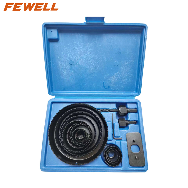 16pcs Premium grade Tungsten Carbide Tip Core Drill Bit hole opener cutter series TCT Hole Sawset For Stainless Steel metal