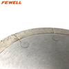Hot Press 5/6inch laser cut with J-slot continuous rim diamond saw blade for cutting dekton