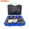 Most popular 6/7/18/25mm M14 Vacuum Brazed Drilling Core Bit set for Porcelain Tile Ceramic,115mm diamond blade and wax