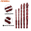 Masonry Drill Bits Set 5 Pcs for metal, brick, glass, ceramic tile plastic wood diamond hole saw Size 3/16" to 1/2"