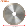 Hot Press 5/6inch laser cut with J-slot continuous rim diamond saw blade for cutting dekton