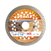 Hot Press 4.5inch 115*12*22.23mm with steel plate diamond fine turbo saw blade for dry cutting granite