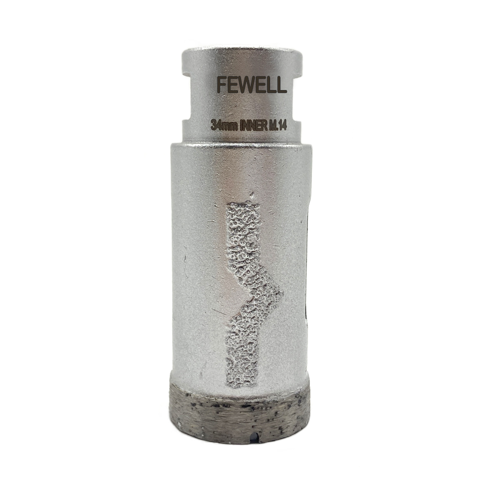 Super fast laser welded 33*M14 diamond segment dry core drill bit for granite rock concrete