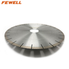 Premium 14inch 350*2.8*10*60mm ring Silver Brazed segmented diamond tools saw blade for nanocrystalline