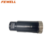 Silver Brazed 34*M14 thread diamond continuous rim Core drill bit for wet cutting reinforced concrete , concrete