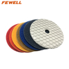 Premium Grade 4inch 100mm Diamond Dry Grinding Abrasive Pads 7 PCS Sets for Polishing Ceramic Tiles Granite Marble Concrete