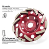 Diamond Cup Grinder 125mm×22.23mm, Cup Grinder for Concrete Stone Natural Stone Tile Adhesive Granite Masonry Extra Speed Diamond Grinding Disc