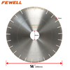 Premium 14inch 350*2.8*10*60mm ring Silver Brazed segmented diamond tools saw blade for nanocrystalline