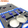 Most popular 6/7/18/25mm M14 Vacuum Brazed Drilling Core Bit set for Porcelain Tile Ceramic,115mm diamond blade and wax