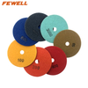 Premium Grade 4inch 100mm Diamond Dry Grinding Abrasive Pads 7 PCS Sets for Polishing Ceramic Tiles Granite Marble Concrete