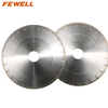 Premium 14inch 350*2.8*10*60mm ring Silver Brazed segmented diamond tools saw blade for nanocrystalline