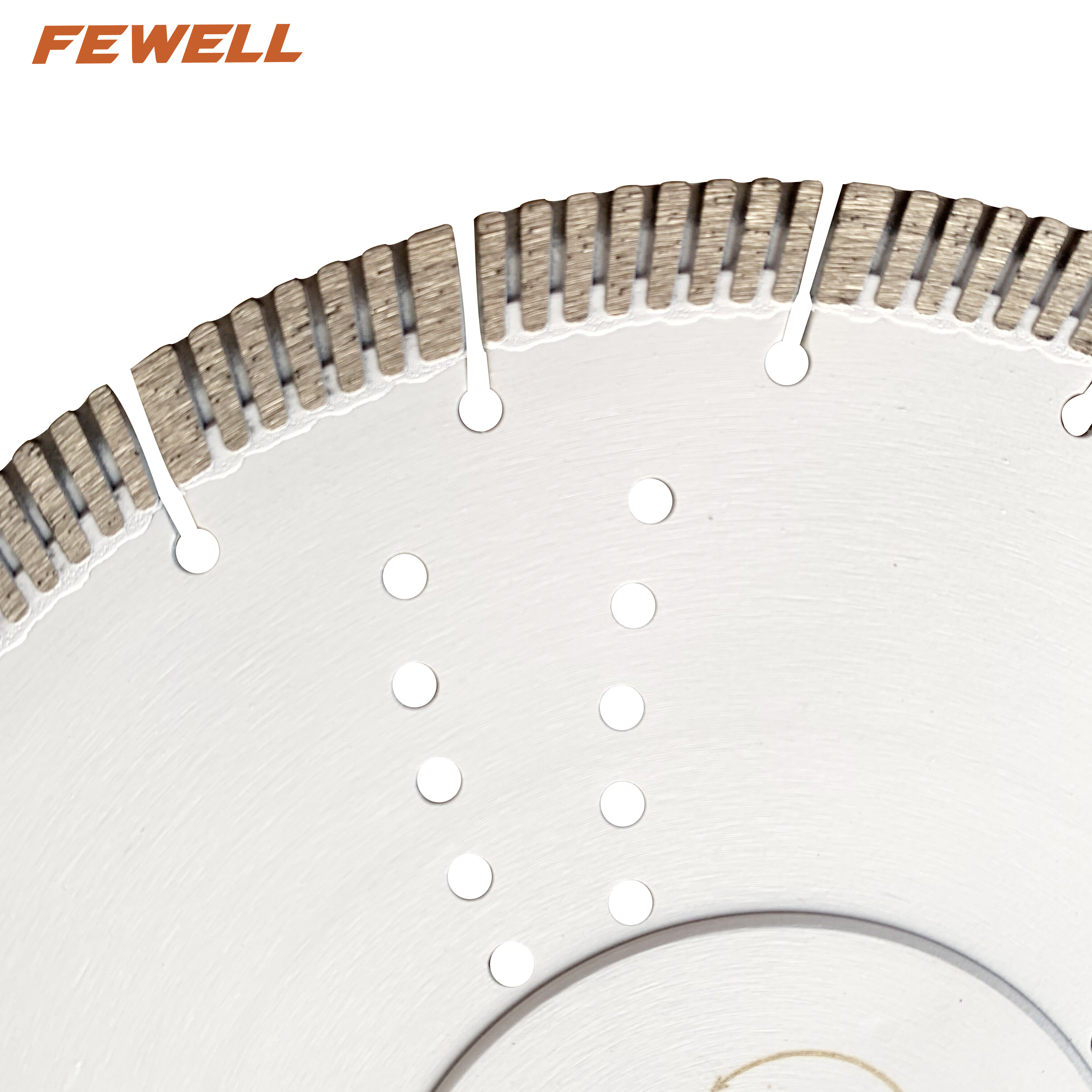 High quality Hot Press 12inch 300*3.2*15*20mm with reinforced center diamond segmented turbo blade for cutting granite