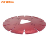 High quality Laser welded 6inch 150*3.0*10 triangle arbor Early entry diamond saw blade for green concrete stone