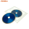 High quality Hot Press 4.3inch 110*1.4*5*20 continuous Rim diamond saw blade for wet cutting Ceramic Tile Porcelain
