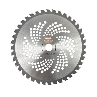 High Quality 10inx40T Garden tool 255*1.5*25.4 Trimmer head TCT saw Blade for cutting brush grass