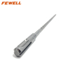  High quality SDS Plus Carbide Single Flat Tip 6.5mm Double Flute Electric hammer Drill Bit for Concrete wall Masonry Granite