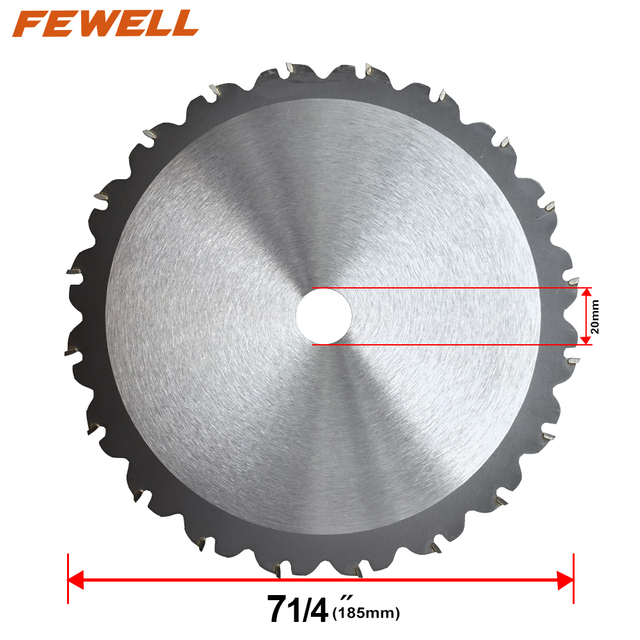 185*20T*20/16mm Multifunctional Tct Circular Saw Blade for Cutting Wood, Aluminum, Iron, Plastic