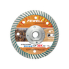 High quality 105*2.2*10*22.23/M14 aluminum flange 4inch Hot Press diamond fine turbo saw blade for cutting granite