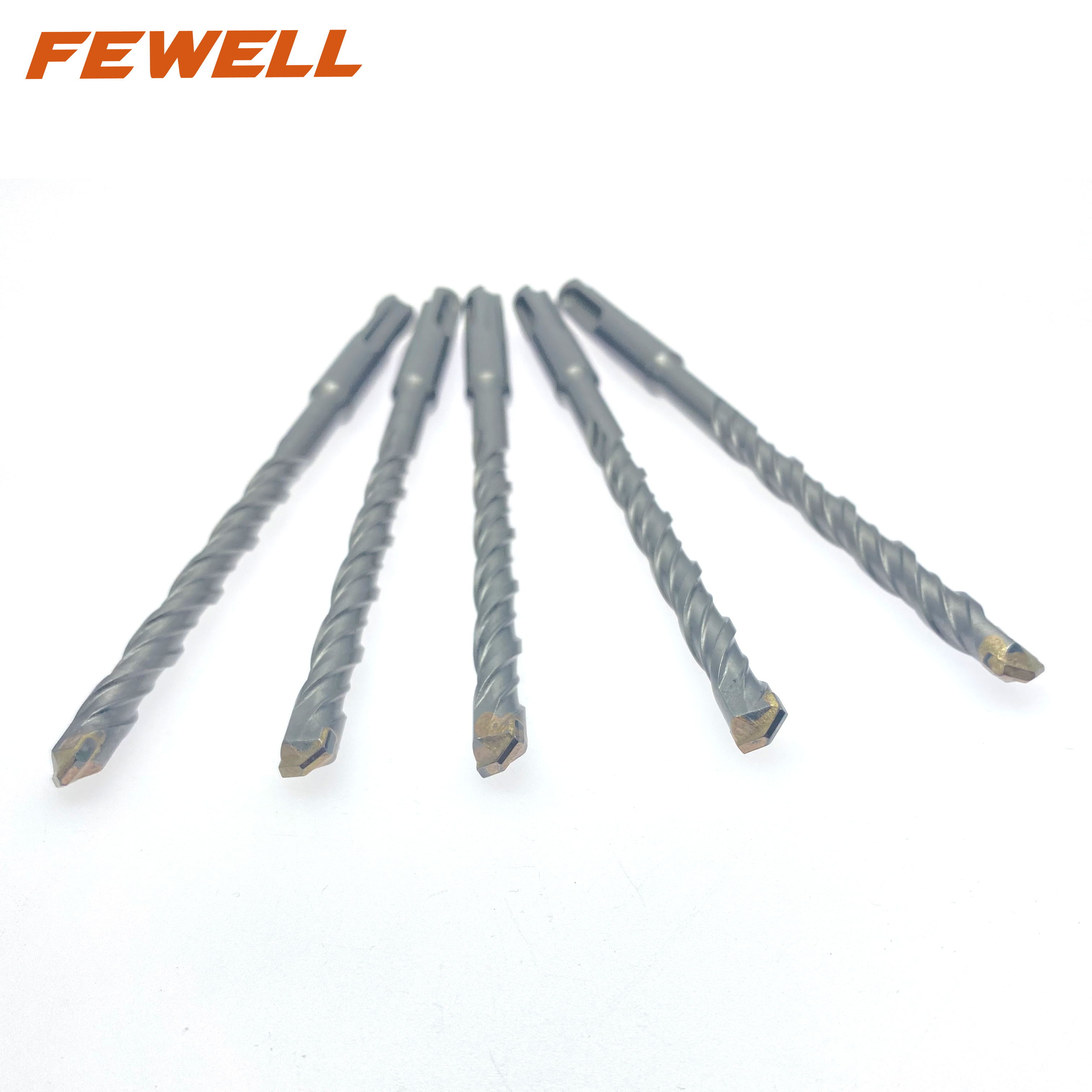 Top quality SDS Plus straight flat tip 8x160mm Electric Rotary Hammer Drill Bit for concrete granite general purpose