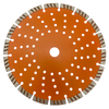 High quality Cold press 9inch 230*3.2*10*22.23mm segmented turbo diamond saw blades for cutting concrete，beton