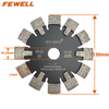 5” long life 130x17x22.23mm Underfloor Heating Diamond Tuck Point Saw Blade For Grooving Hard Concrete granite