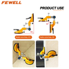 High Quality 445mm Aluminum Glass sucker rubber vacuum lifting Suction Cup lifter for marble seam setter 