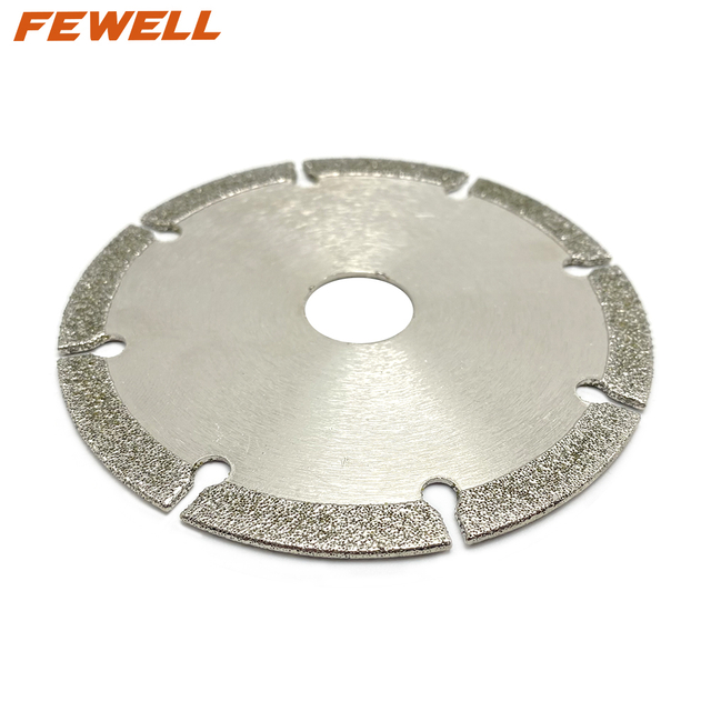 High quality 4-9inch 105-230mm electroplated diamond saw blade for cutting marble granite
