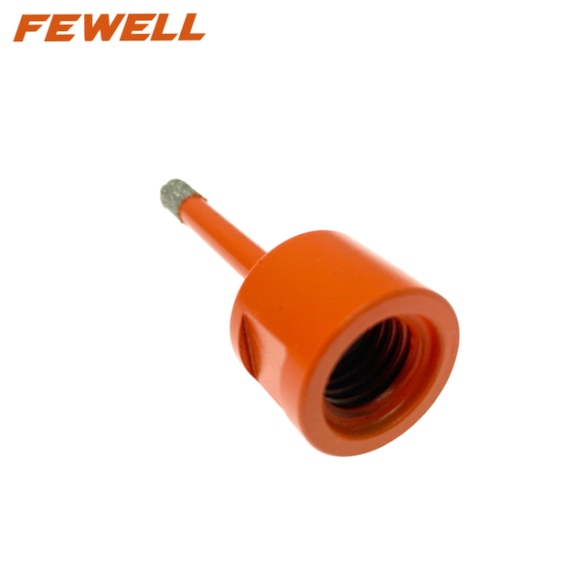 Vacuum Brazed 6-75mm M14 diamond core drill bits hole saw for drilling porcelain tile ceramic marble