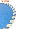 High quality Cold Press 4/5inch 105/125*8mm wave turbo diamond saw blade for cutting concrete