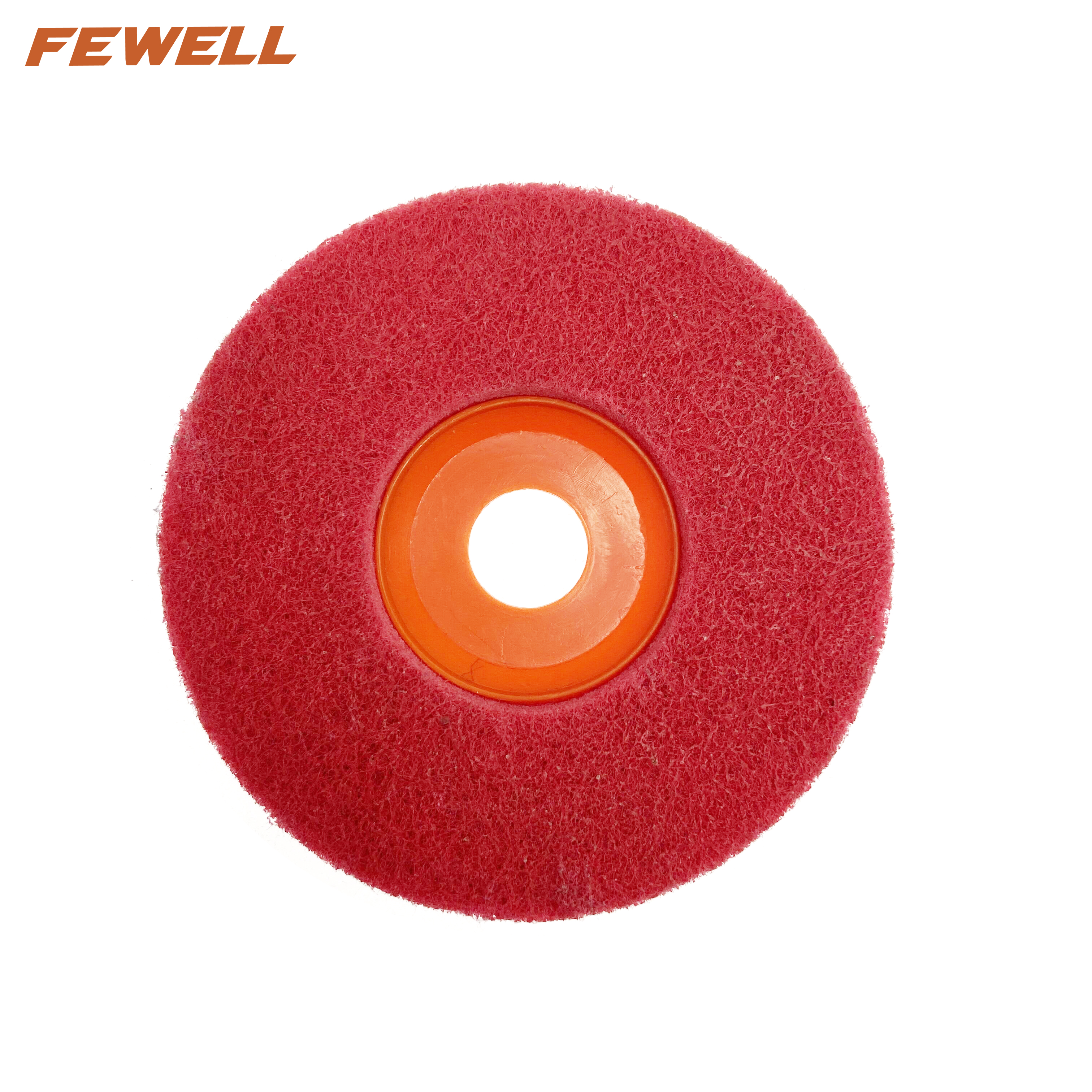 High quality 125*22mm 5in Abrasive Buffing Non Woven fiber Polishing wheel For Polishing Stainless Steel