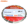 Premium quality laser welded 9/14inch 230/350*12mm segmented diamond saw blade for cutting concrete 