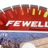 Premium quality 14/16inch 350/400*15/20*60 with 50mm ring Silver Brazed silent steel core arix segment turbo diamond saw blade for cutting granite