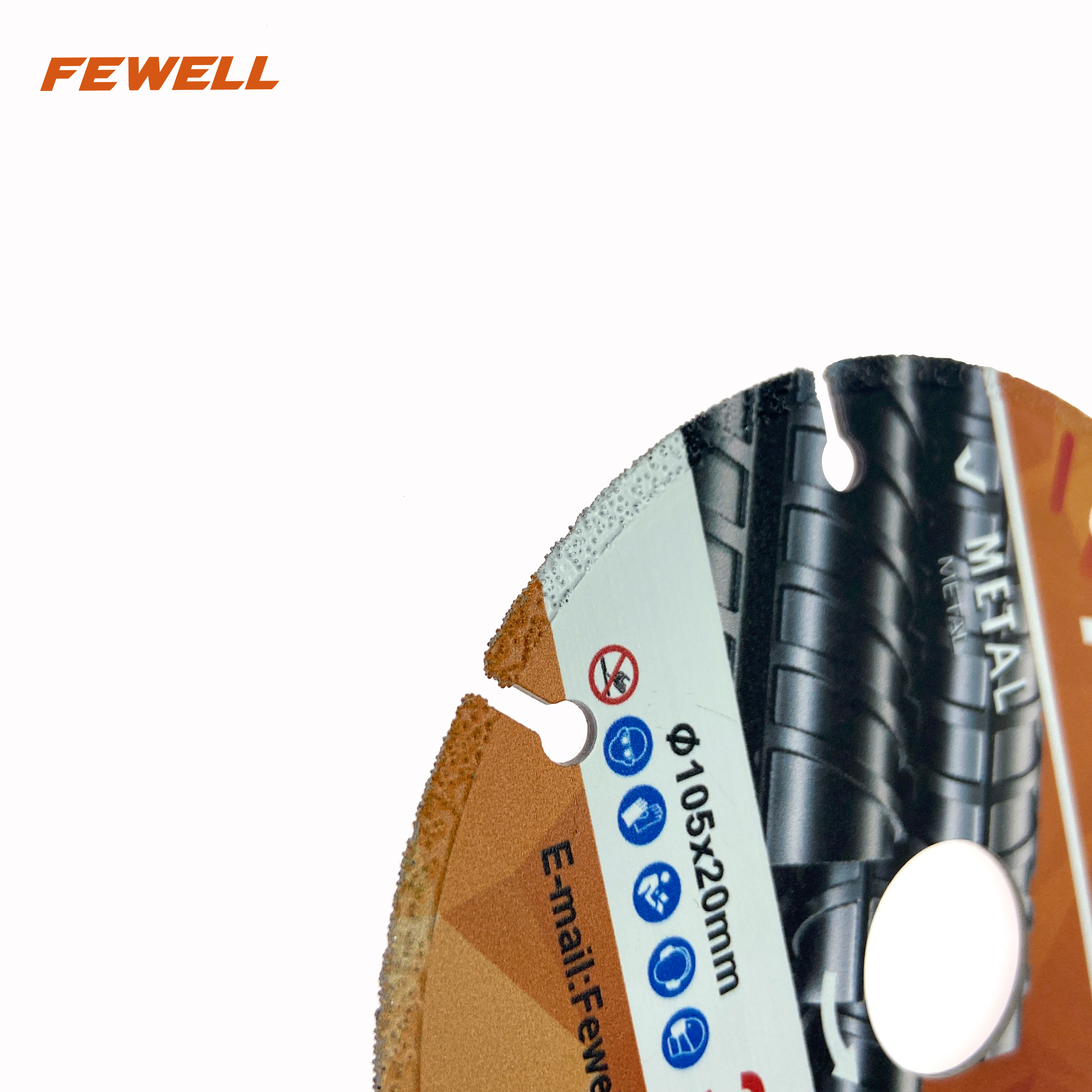 High quality Vacuum brazed segmented 4/125/14inch 105/125/350mm diamond saw blade for cutting metal stainless steel