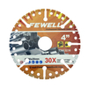 High quality Vacuum Brazed Segmented 4-5inch 100-125mm multi purpose Diamond saw Blade for Granite marble brick metal stainless steel