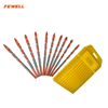 High quality 6/8/10/12mm Triangle shank twist drill bit for wall concrete brick