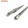 High quality SDS Plus Carbide Single Flat Tip 25*350/500/600/800/1000mm Double Flute Electric Hammer Drill Bit for Concrete wall Masonry Hard Stone Granite