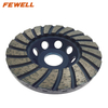 High quality Silver Brazed 4/4.5/5/7inch 100/115/125/180*5*22.23mm diamond turbo cup wheel for grinding stone concrete