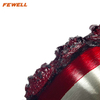High quality 14inch Multifunction 350x25.4/20mm+pin hole Carbide cluster rescue saw blade with silent line for cutting concrete wood brick 