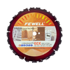 High quality 14inch Multifunction 350x25.4/20mm+pin hole Carbide cluster rescue saw blade with silent line for cutting concrete wood brick 