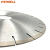 High quality Silver brazed 14/16inch 350/400*10*60mm segmented silent diamond saw blade for Oblique cut 45 degree Turkey Seramic Dekton
