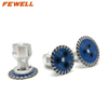 High quality 40/50/65/80/105mm with M14 aluminum flange Hot Press diamond fine turbo saw blade for cutting granite concrete
