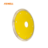 115mm Super Thin Hot Press Continuous Rim Diamond Saw Blade for Tile Marble Cutting with 8 Sector-Shaped Slots