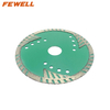 High quality Cold Press sintered 5inch 125*2.5*8*22.23mm MG turbo diamond saw blade with protective teeth for cutting concrete beton